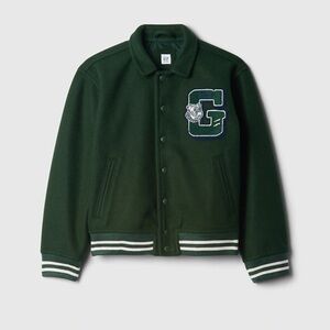 NWT GAP Kids Varsity Green Jacket XL
